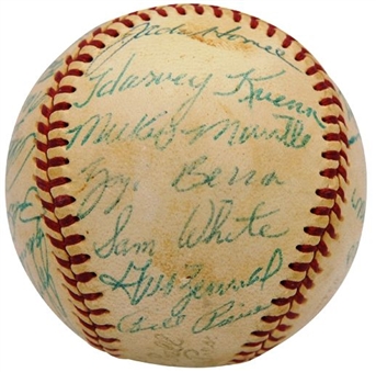 1953 American League All-Star Team Signed Baseball (29 Signature including Satchel Paige)